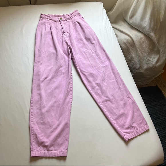 Big Bud Press Pink Straight Leg Pants - Picture 1 of 7